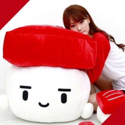 giant sushi pillow