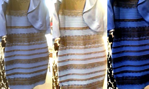 WHITE AND GOLD DRESS