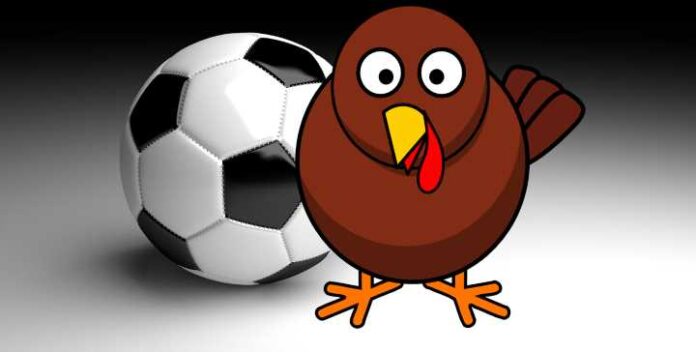 Turkeys Playing Soccer