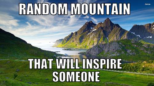 random mountain