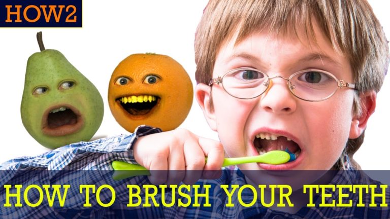 HOW2: How to Brush Your Teeth! – Annoying Orange