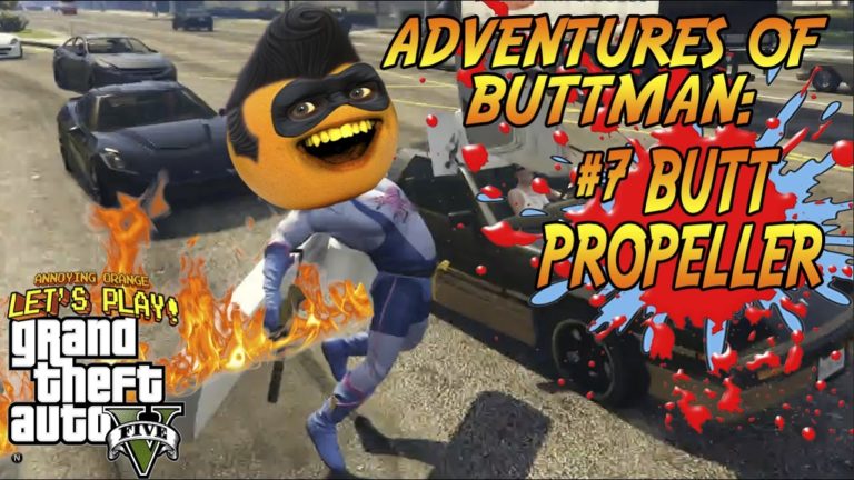 Adventures of Buttman #7: Butt Propeller! (Annoying Orange GTA V)