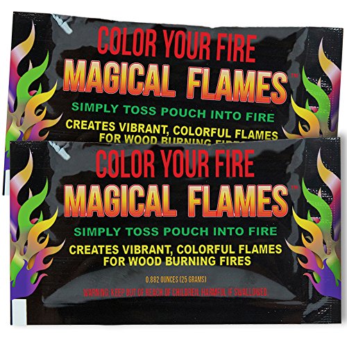 Magical Flames Make Rainbow-Colored Fire