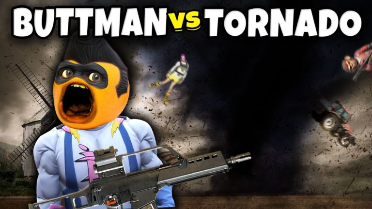 Adventures of Buttman #26: BUTTMAN vs TORNADO (Annoying Orange GTA V)