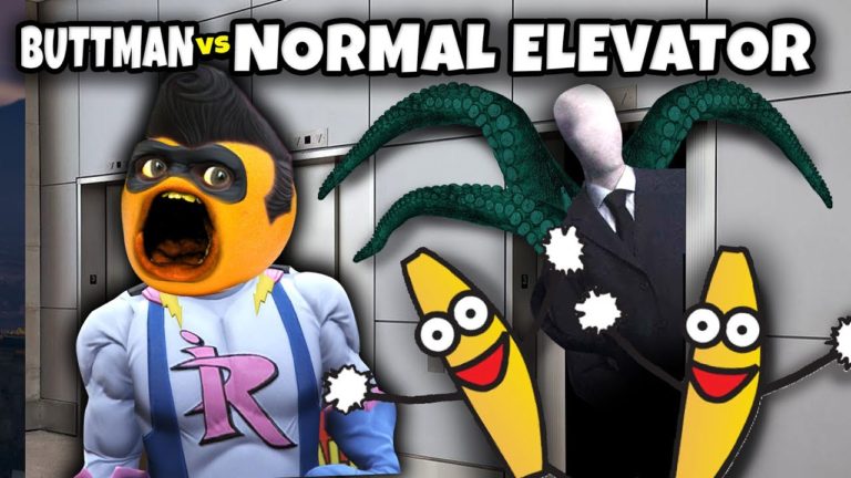 Adventures of Buttman #27: NORMAL ELEVATOR! (Annoying Orange Roblox)