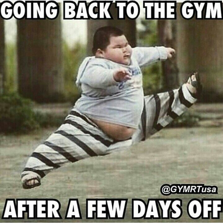 going back to gym meme