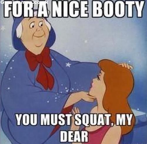 squats workout meme